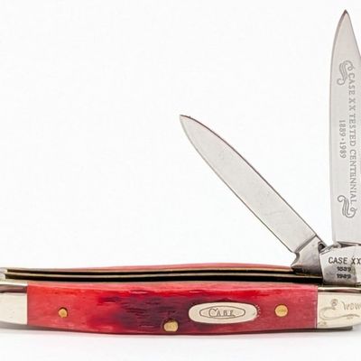 Ltd 1989 Case XX Centennial Red Bone Small Stockman R6227