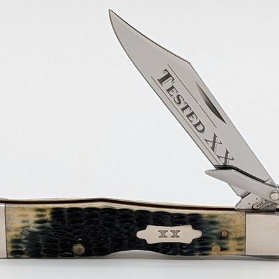 2015 Case XX Tested XX Olive Bone Cheetah 6111 1/2