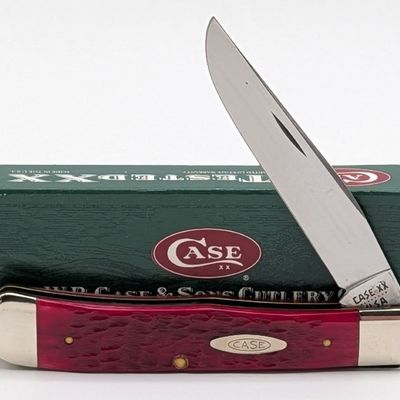 1982 Case XX Red Bone 1 Blade Trapper 6154