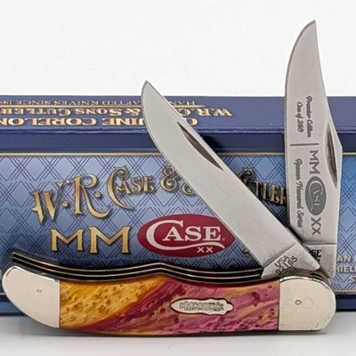 Ltd 2020 Case XX Roman Numeral Golden Ruby Corelon Pocket Hunter 92165 w/ Box