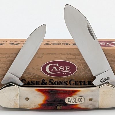 1996 Case XX Red Stag Canoe Knife R52131 w/ Box
