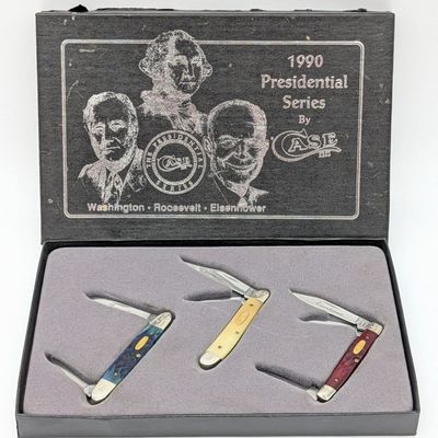 Ltd 1990 Case XX Presidential Series Knife Set