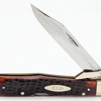 1973 Case XX Jigged Pretty Bone Cheetah 6111 1/2
