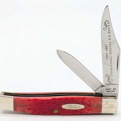 Ltd 1989 Case XX Centennial Red Bone Texas Jack Knife R6292