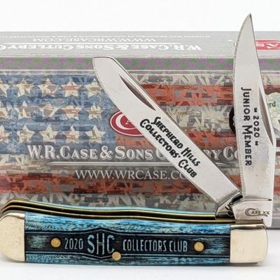 2020 Case XX SHCC Junior Member Oceanside Bone Tiny Trapper 62154 w/ Box