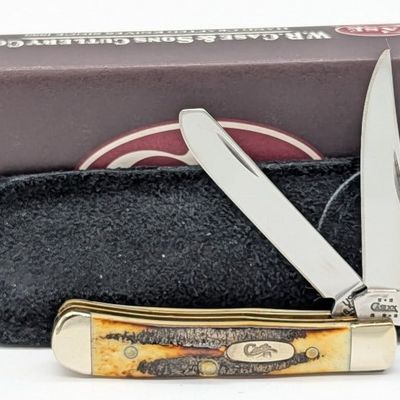 2003 Case XX Bone Stag Tiny Trapper 6.52154 w/ Tin