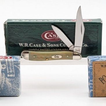 2000 & 08 Case XX White, Green, & Burnt Green Peanuts 6220