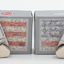 2017 Case XX Smooth Antique & Chestnut Bone Baby Butterbeans 62132 w/ Boxes