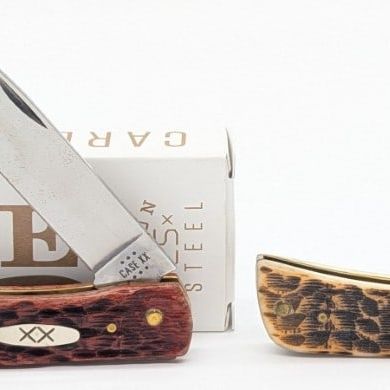 2023 & 24 Case XX Mahogany & Burnt Amber Bone Sod Buster Jr's 6207