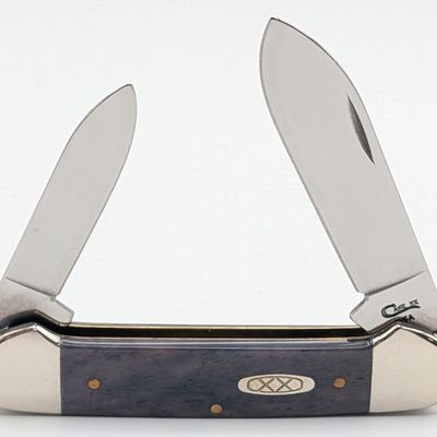 1998 Case XX Smooth Appaloosa Bone Canoe Knife 62131