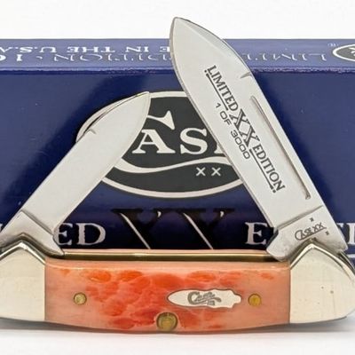 Ltd 2007 Case XX Salmon Bone Baby Butterbean 62132 w/ Box