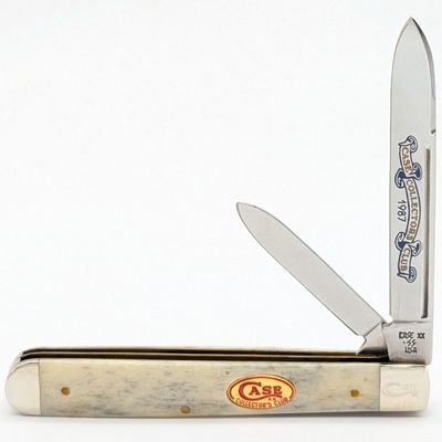 Ltd 1987 Case XX Collectors Club Smooth Black Bone English Jack Knife BL2019
