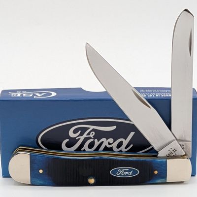2025 Case XX Ford Sawcut Blue Bone Trapper 6254 w/ Box