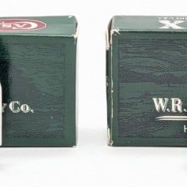 2007 & 09 Case XX Smooth Red & Olive Green Bone Tiny Trapper 62154 w/ Boxes
