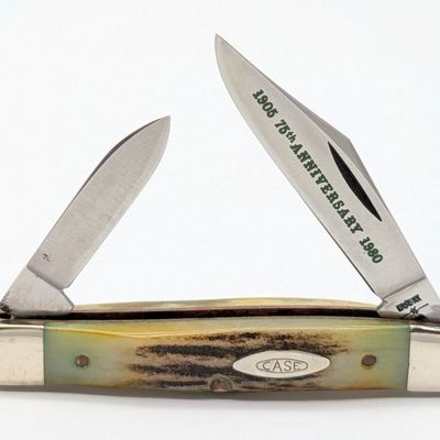 1979 Case XX Bradford Centennial Stag Small Jack Knife 52027