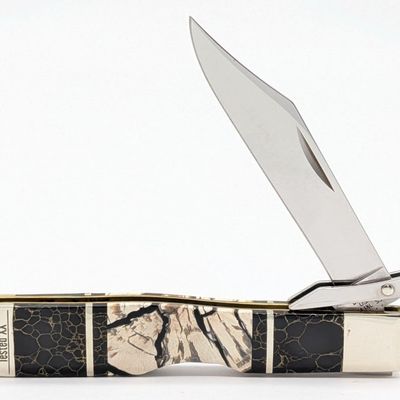 2020 Custom Case XX Mammoth Tusk & Black Stone Cheetah 6111 1/2