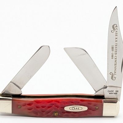 1989 Case XX Centennial Red Bone Stockman R6392