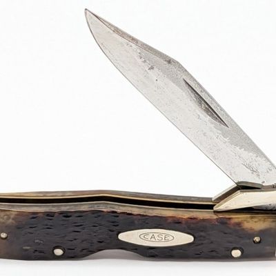 1980 Case XX Jigged Pretty Bone Cheetah 6111 1/2