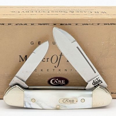 2001 Case XX Mother of Pearl Baby Butterbean 82132 w/ Box