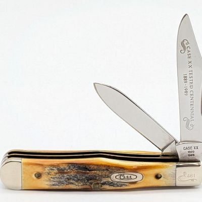 Ltd 1989 Case XX Centennial Stag Small Coke Bottle 5225 1/2