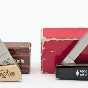 Case XX Diamond Jubilee & Hastings Folding Knives w/ Boxes