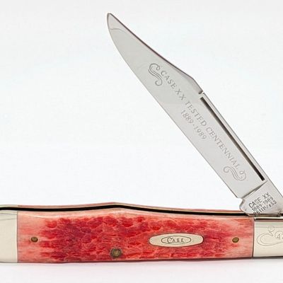 Ltd 1989 Case XX Centennial Red Bone No Guard Cheetah R6111 1/2