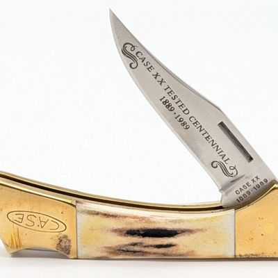 1989 Case XX Centennial Stag Mako Lockback 5158