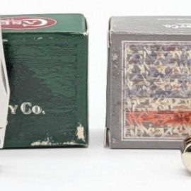 2005 & 13 Case XX Magenta & Salmon Bone Tiny Trappers 62154 w/ Boxes