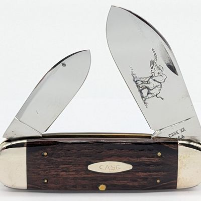 1976 Case XX Jigged Wood Elephants Toe 6250