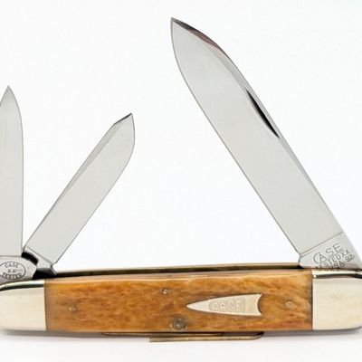 1992 Case XX Classic Banana Honey Bone Cigar Whittler 6391