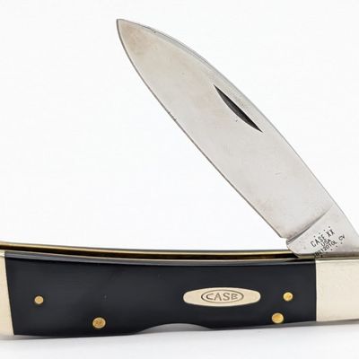 2021 Case XX Tony Bone Smooth Black Tribal Spear TB212010
