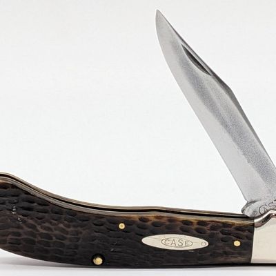 1920-40 Case Tested XX Green Bone Saddlehorn