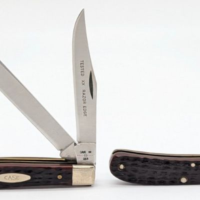 1978 & 81 Case XX Delrin Slimline Trappers