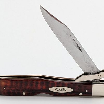 1970 Case XX Jigged Pretty Bone Cheetah 6111 1/2