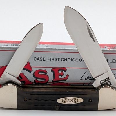 1994 Case XX Roman Numeral Green Bone Canoe Knife G62131