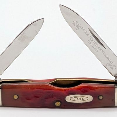 1989 Case XX Centennial Red Bone Eisenhower R62063