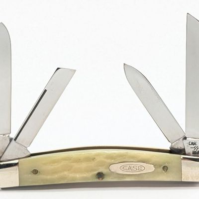 1984 Case XX Natural Bone Long Pull Congress Knife W64052