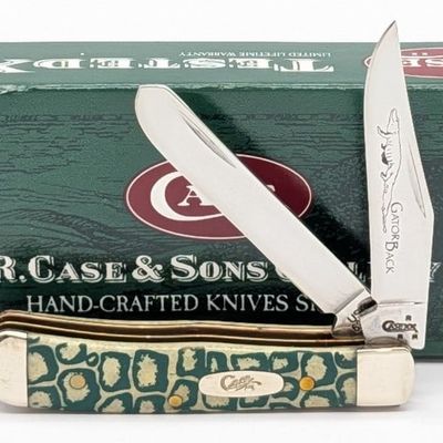 2007 Case XX Gator Back Natural Bone Tiny Trapper 62154 w/ Box