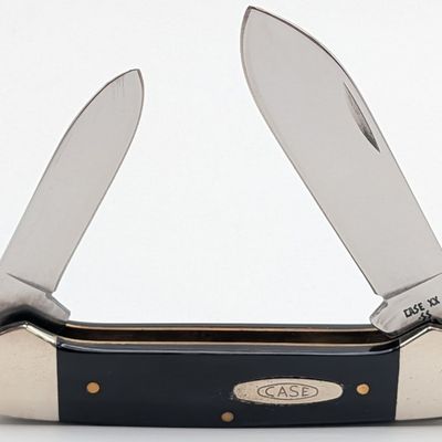 1989 Case XX Buffalo Horn Canoe Knife HORN2131