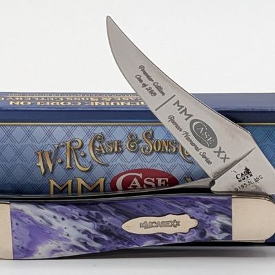 Ltd 2020 Case XX Roman Numeral Purple Passion Russlock 91953L w/ Box