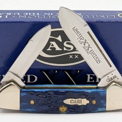 Ltd 2006 Case XX Ocean Blue Bone Baby Butterbean 62132 w/ Box