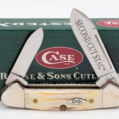 2006 Case XX Second Cut Stag Baby Butterbean 52132 w/ Box