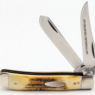 1979 Case XX Bradford Centennial Stag Mini Trapper 5207