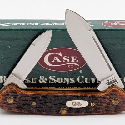 2001 Case XX Full Handle Autumn Bone Baby Butterbean 62132 w/ Box