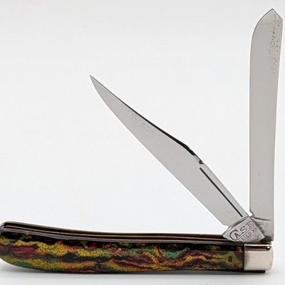 1920-40 Case tested XX Christmas Tree Celluloid Long Pull Slimline Trapper