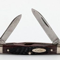 1974, 78, & 87 Case XX Jigged Delrin Texas Jack Knives 62042