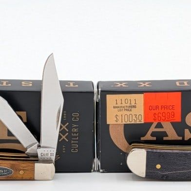 2022 & 23 Curly Oak & Birdseye Maple Swell Center Jack & Mini Trapper w/ Boxes