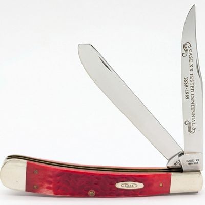 1989 Case XX Centennial Red Bone Jumbo Trapper R6251