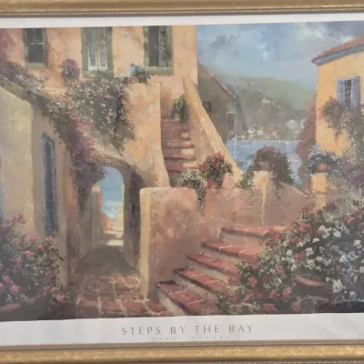 Framed Art Print City Scene