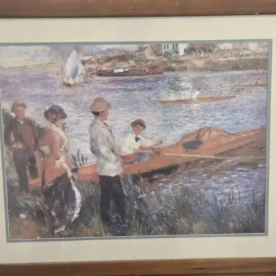 Reproduction Of Oarsmen At Chatou 